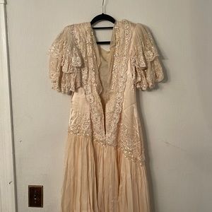 Pale Pink Mother of the Bride Evening Gown